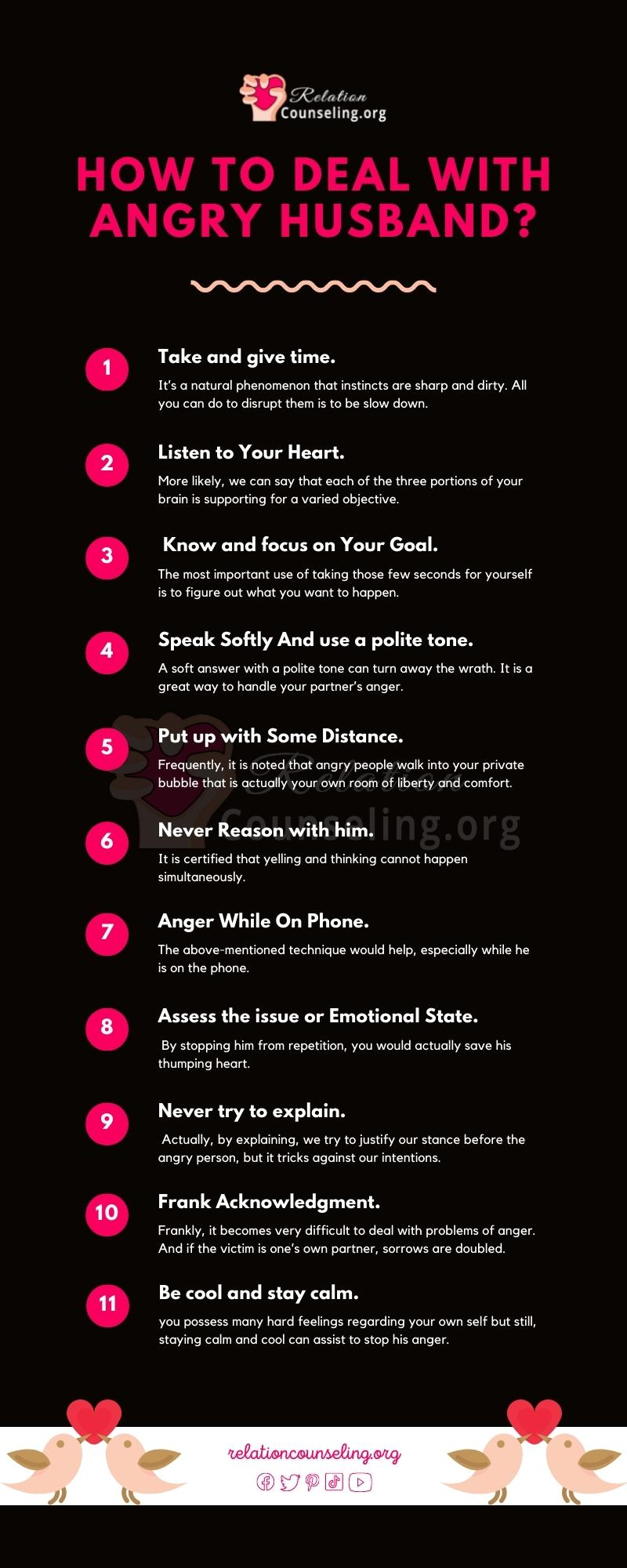 How to deal with an ANGRY husband? 11 Ways To Change HIM!